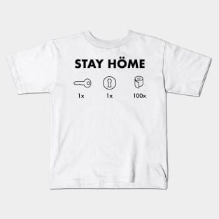 Stay Höme: new instructions Kids T-Shirt